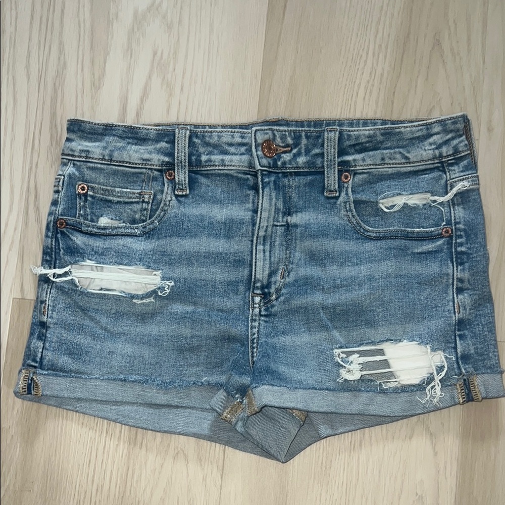 American Eagle Blue Denim Shorts